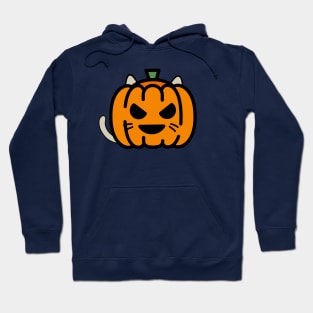 Smiling Pumpkin Cat Hoodie